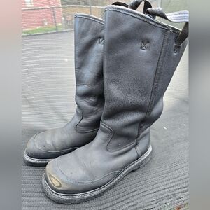 PRO Warrington Fire Fighter Boots Size 9.5 3E Leather Bunker Turnout Structure